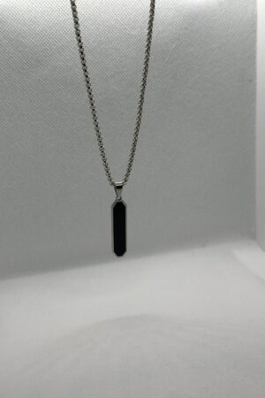 Obsidian Bar Pendant