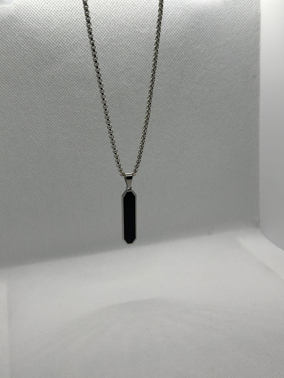 Obsidian Bar Pendant