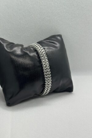 Vintage Oxidized Chain Bracelet